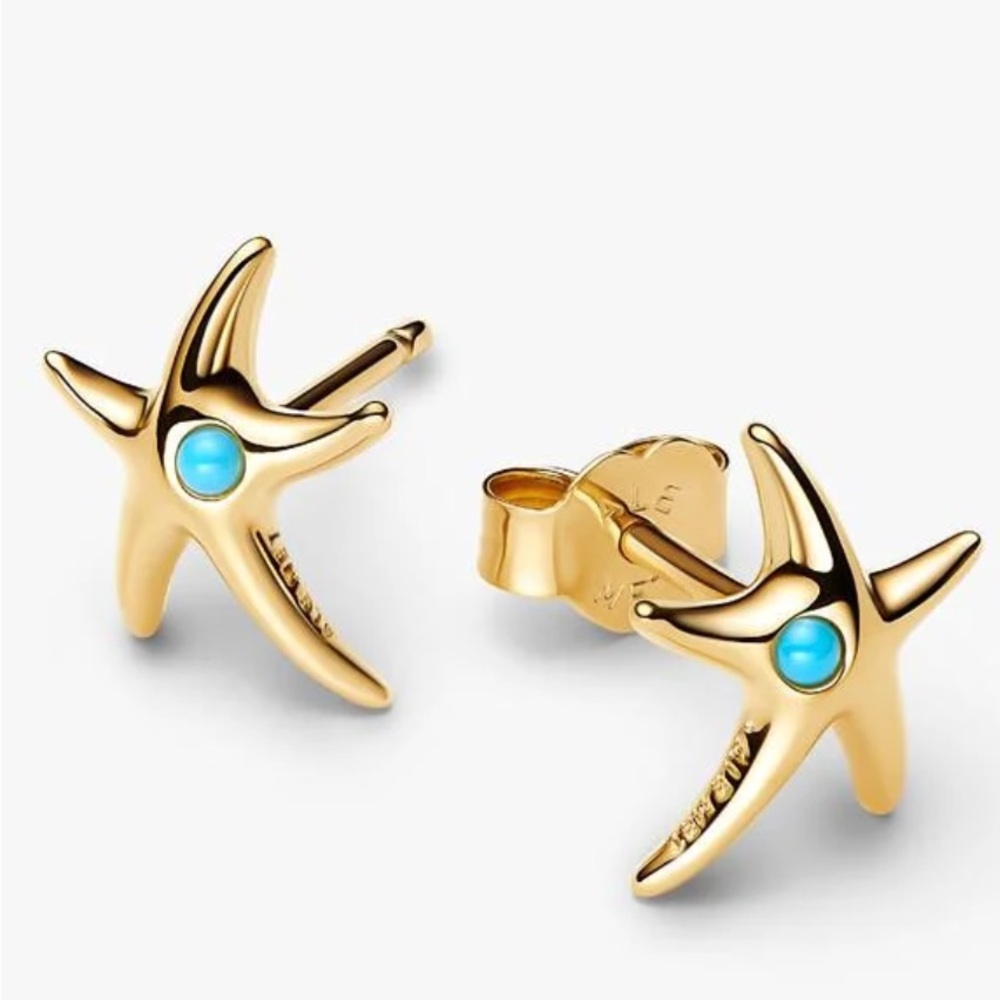 Pandora Starfish Stud Earrings